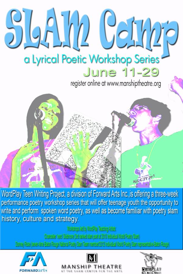 WordPlayBR's tweet photo. #SLAMCAMP flier..RT http://t.co/bzrCs3qn