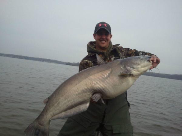 surprising catch while fishing for large mouth bass on Potomac River