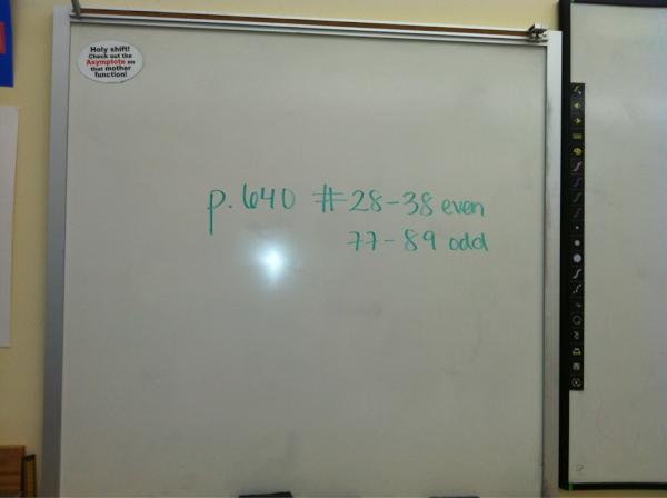 mathisdabombcom's tweet photo. Precalc Period 2: http://t.co/1D2g3VBe