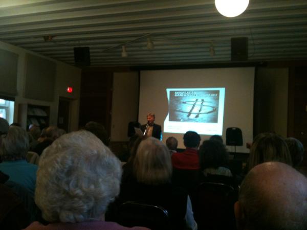 CalgaryCoC's tweet image. Great turnout tonight! Excited for Nikiforuk and Campanella to begin. #yyc