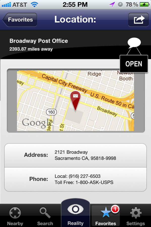PostalScoutApp tweet picture