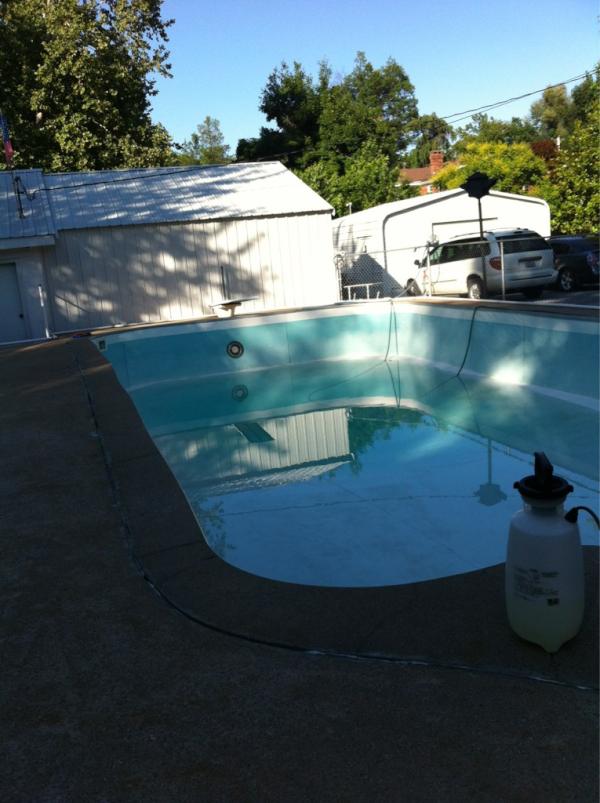 AustinHag's tweet photo. Pools almost done everyone I like and trust can come swimming soon as long as you ask first to make sure I'm home http://t.co/6hqqA94k