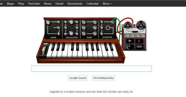 DefectedRecords's tweet photo. We are loving the synth #googlemoog today! http://t.co/wS3zwp6i