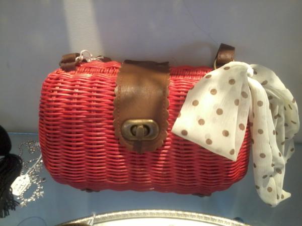 True vintage basketware handbag. £18. Can post!