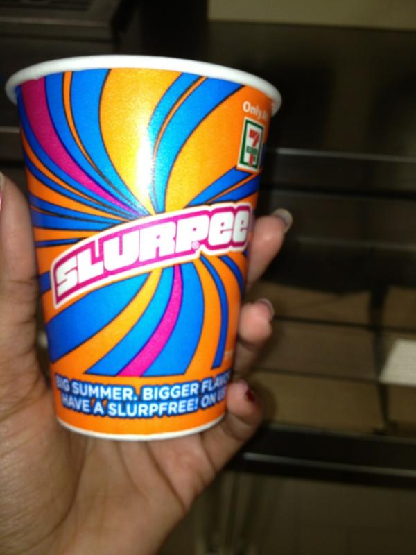 tyneewynee's tweet photo. FREE SLURPEE TODAY http://t.co/FVjYtvsv