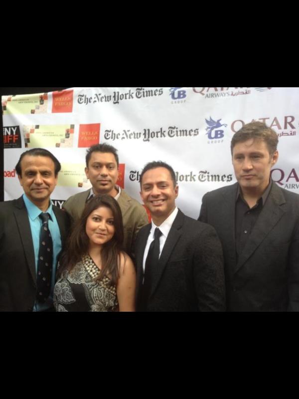 EmbraceFilm's tweet photo. Embrace team walks the red carpet on opening night at the Paris Theatre. http://t.co/dTg4bREl