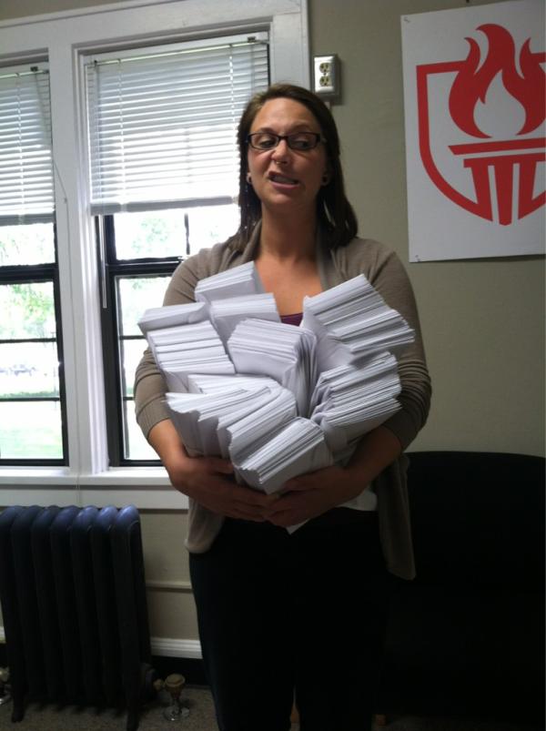 M_Feuling's tweet image. Mass mailings #fundraisingproblems @MelCarlin