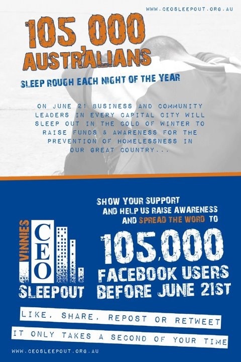 DAndersonSydney's tweet image. Let's all get behind &amp;amp; support this years #CEOSleepOut for #StVinnies