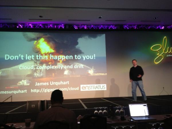 graemethickins's tweet image. James Urquhart talking #complexadaptivesystems at #gluecon Day 2