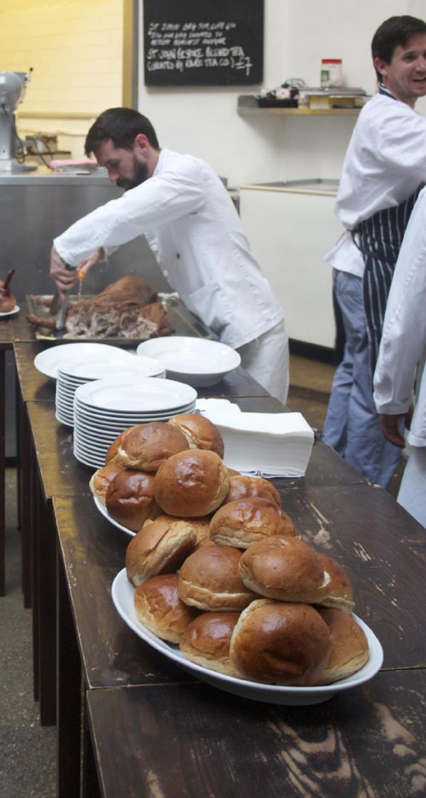 The Hog Roast was by far the best in London even though they served the entire pig - complete with head!