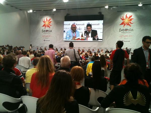 Second semi-final winners' press conference started!