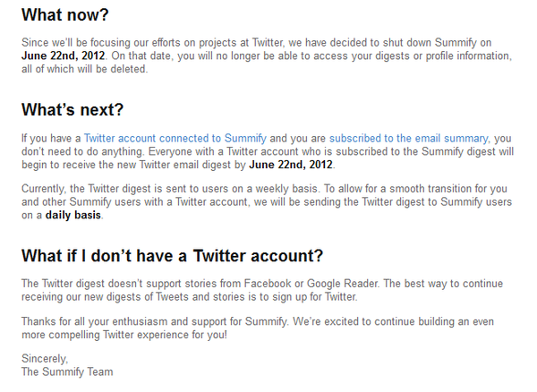 smonicats's tweet image. Here part of the @Summify #Summify goodbye mail