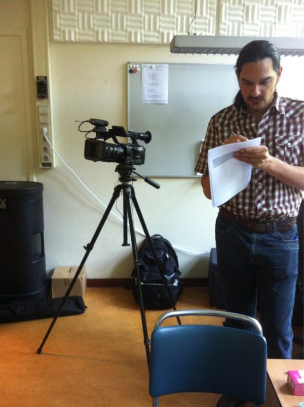 Our #iGEM project of 2010 is filmed by the JoVE today!