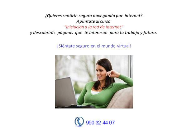 AcademiaATV's tweet photo. ¿Quieres sentirte seguro navegando por internet?Apúntate al #curso "Iniciación a la red de #internet". http://t.co/TziFKiBV