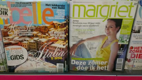 De Margriet en Libelle zijn weer binnen! <a href="/Even/">even westvang</a> naar primera
