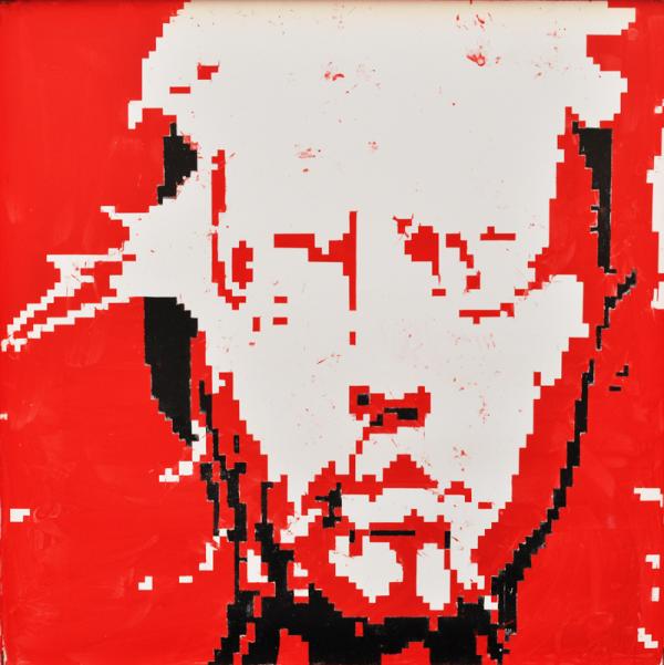 THE RED MACHINE di Luca Lubello, acrlico su tela, 150x150 cm <a href="/vogue_italia/">Vogue Italia</a> <a href="/ARTEde/">ARTE</a> <a href="/Tate/">Tate</a> <a href="/brooklynmuseum/">Brooklyn Museum</a> <a href="/coletteparis/">colette</a>