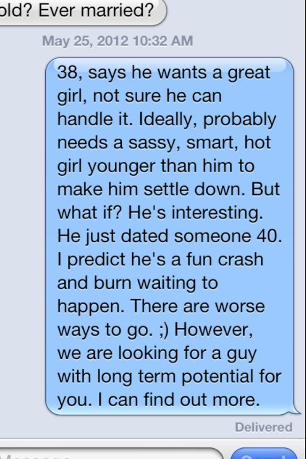 withloveroseann's tweet photo. “@nicolecrites Matchmaking is a blast! Found a body builder for a client last night. Texted her:
via @RoseannHiggins http://t.co/GcXaIznj