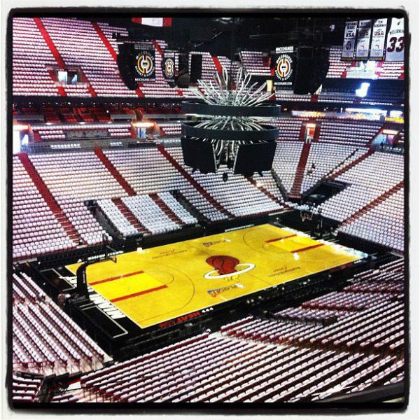 HUGO1392's tweet image. Great View &amp;amp; Amazing Arena #HeatChamps