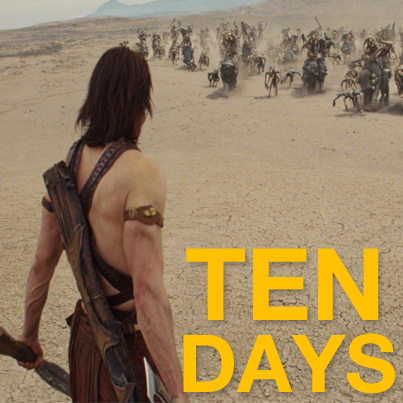 Only 10 more days until you can own #JohnCarter on Blu-ray.