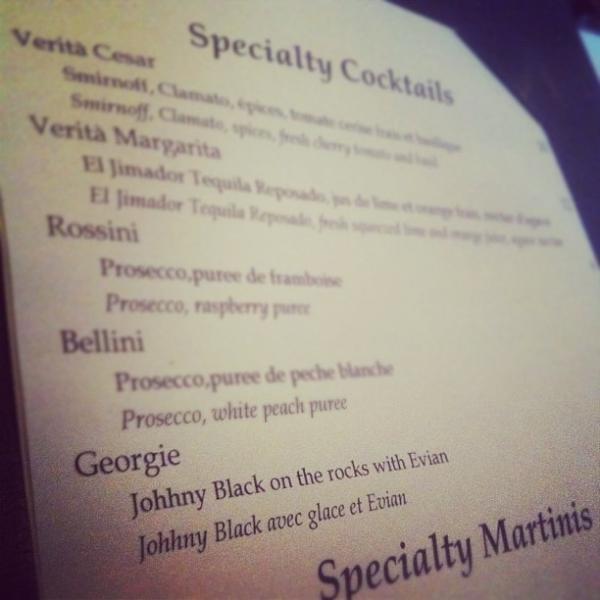 isa_louu's tweet photo. On the menu @LaVeritaDDO 
#georgie http://t.co/Jm0v9HAp