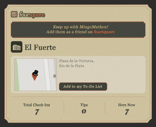 MingoMatheu's tweet photo. Estoy en el Fuerte (Plaza de la Victoria, Río de la Plata) foursquare http://t.co/fya0ZVQt