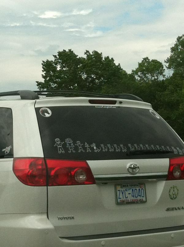 JessikahDepalma's tweet image. Passed this van driving home from charleston #catproblem