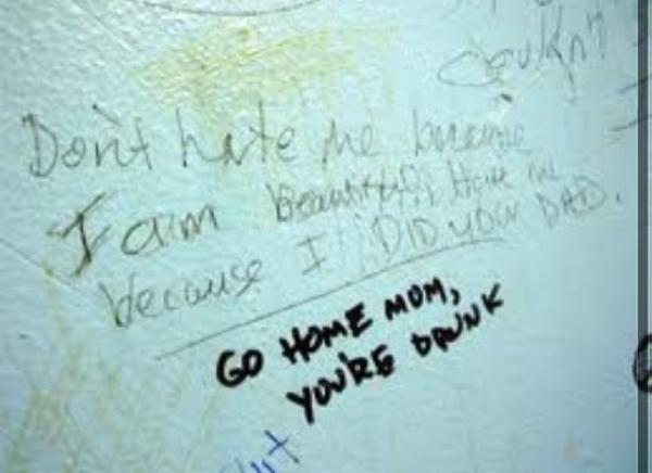 BathroomArtt's tweet photo. Go home mom, you're drunk. http://t.co/ubuhiw1B