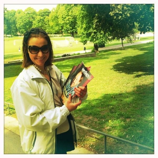 ellabohlin's tweet image. Tidningen Vardagsliv är poppis i Vasaparken! #KD #kd2012 #svpol