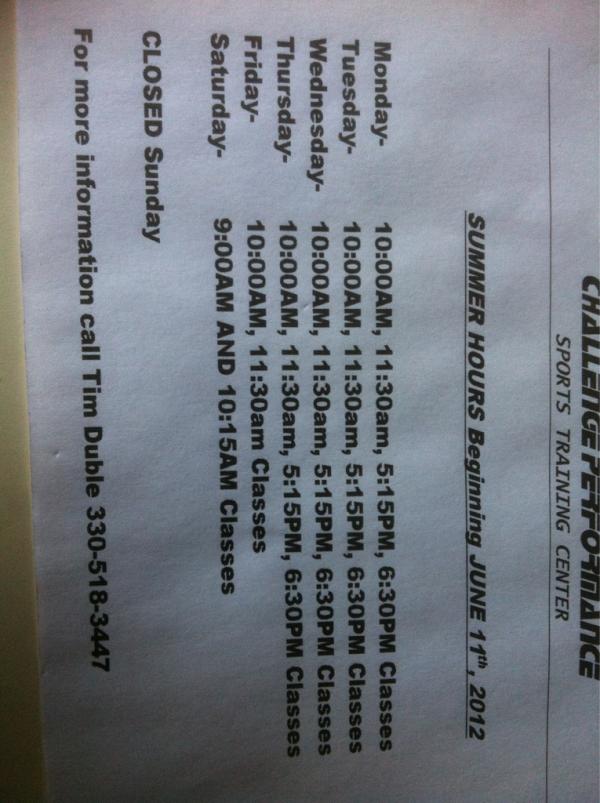 CPOhio's tweet photo. New summer hours begin Monday!! http://t.co/kqZj82pd