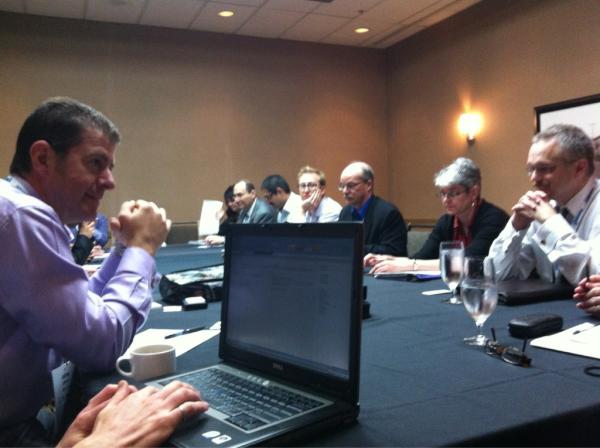 CSCE2012's tweet image. Finishing up their duties as co-chairs while passing on what they&apos;ve learned to future organizers!