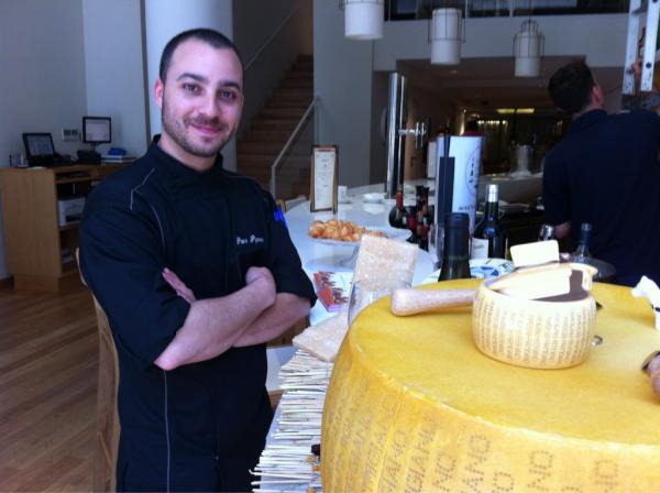#ItalianCheeseWeek El chef Paco Pajares te espera hasta el domingo con delicias de @QuesosItalianos @PonceletQuesos