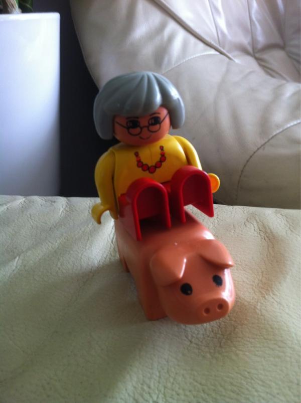 Shoyru's tweet image. I see where #Minecraft got its ideas from. #pigsaddle