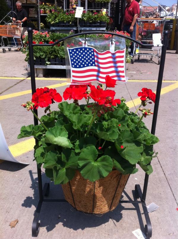 Happy Memorial Day! Thank you so much to the men and women who protect us, past and present! <a href="/HomeDepot/">The Home Depot</a> #flag #flowers