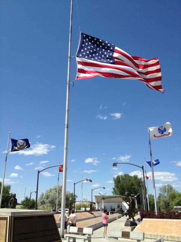 Honoring our veterans and active service members today.