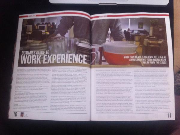 InternshipPro's tweet image. I'm interviewed in a feature about work experience in @LiveMagUK's summer issue.
