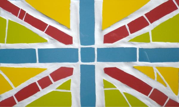 FelicityBallArt's tweet image. #workingbees sent out two of my funky #mosaic union jacks to client today and 6 #mosaics to a new shop in Battle- #:)