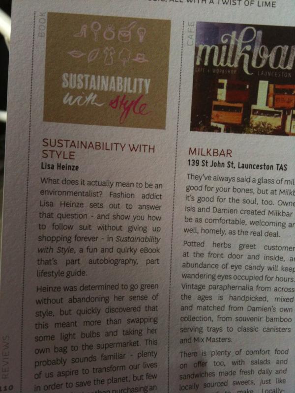 SustWithStyle's tweet image. Has your @PeppermintMag hit your mailbox yet? Ours arrived today and we are thrilled with the book review! #suststyle