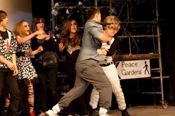 InYerFaceArts's tweet photo. An image from last years production of Romeo and Juliet. See the revised show at the Crucible on 14th July! Be There! http://t.co/kEYWGLpW