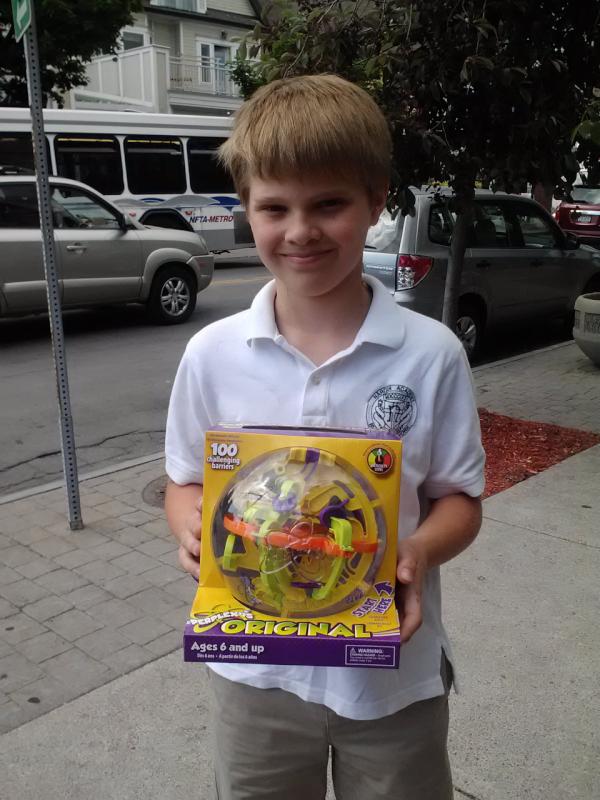 PerplexusTour's tweet image. Congrats to our first perplexus challenge winner! Mason from Buffalo! Enjoy your Perplexus! #perplexustour