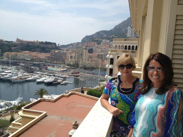 Arrived in #MonteCarlo, our room over looking the water! This place is a dream!