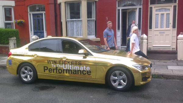 shieldsc01's tweet image. Golden bmw penny lane liverpool