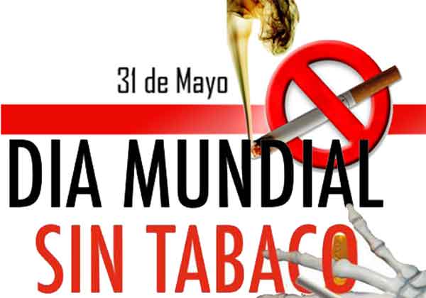 Dia mundial sin tabaco.Fumar pued causart la muert, tu pueds djarlo acud cn un profesional, veras q es mucho mas facil.