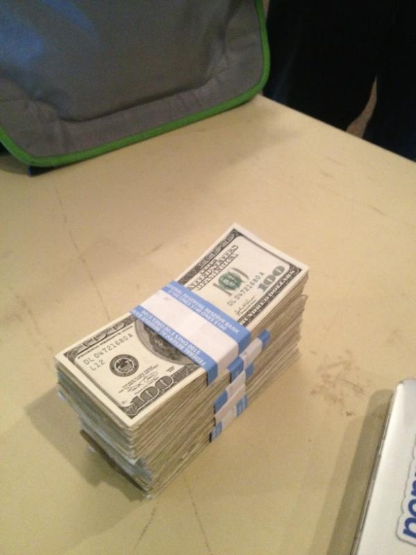 amit's tweet image. That has to be the best schwag ever! @MapQuest #hackmw