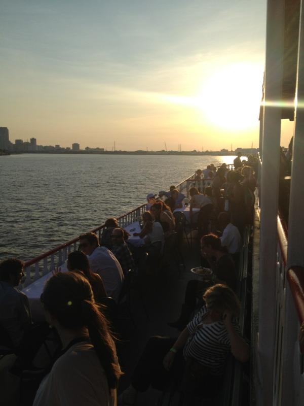 Nothing like a NOLA sunset from <a href="/steamernatchez/">Steamer Natchez</a>. Perfect view for a private party!