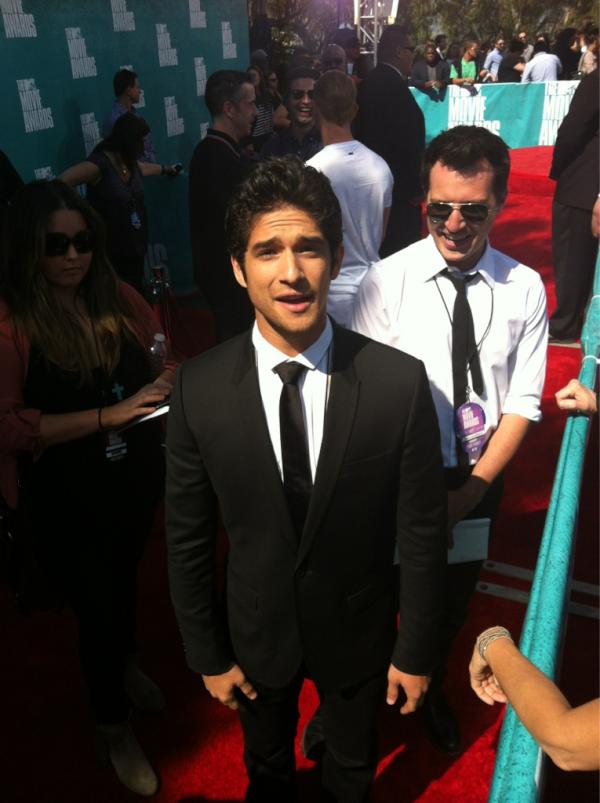 MTVnotes's tweet image. #MovieAwards Red Carpet: #TeenWolf's @tylergposey!