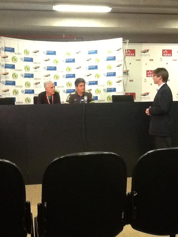 8Nations's tweet photo. Brazilian coach is VERY glad they won! #8Nations http://t.co/dckEthQ9