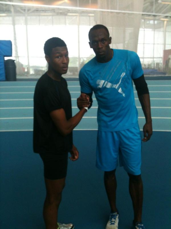jenn_bk's tweet photo. @usainbolt hi Usain, u met our son Jordan @ Lee Valley, truly inspiring. Much love. Jennifer &amp; Perry http://t.co/Q9bMD5Hl