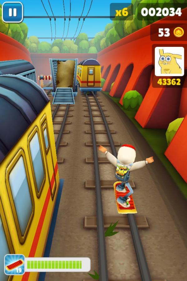 DavidRM101's tweet photo. Best app #subwaysurfer http://t.co/wger2ZBJ