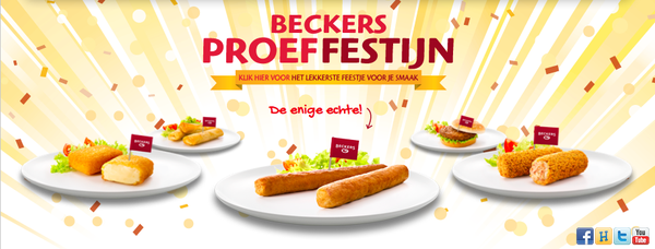 Beckerssnacks's tweet photo. Vier het lekkerste feestje voor je smaak met het Beckers Proeffestijn! Bekijk de nieuwe website: http://t.co/2l7mdqpf http://t.co/uvNvjeD7