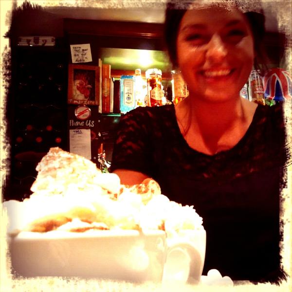 KingsArmsGham's tweet image. The lovely Joey making hot chocolates to die for!! ..... #hotchocoholic